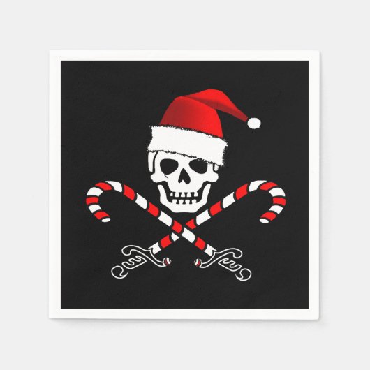 Serviette En Papier Pirate Christmas Party Papier serviettes (Devant)