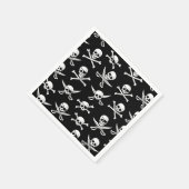 Serviette En Papier Pirate crâne et os (Coin)