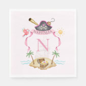 Serviette En Papier Pirate Crest (Devant)