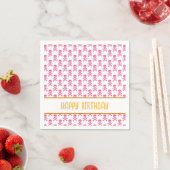 Serviette En Papier Pirate Crossbones Joyeux Enfants d'Anniversaire Co (En situation)