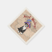 Serviette En Papier Pirate de chien d'eau portugaise (Coin)
