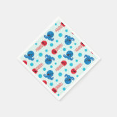 Serviette En Papier Pirate Octopus, Pirate Jellyfish, Sea Animaux (Coin)
