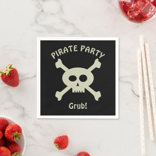 Serviette En Papier Pirate Papier serviettes (En situation)