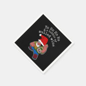 Serviette En Papier Pirate Père Noël Vins Multiculés Noël (Coin)