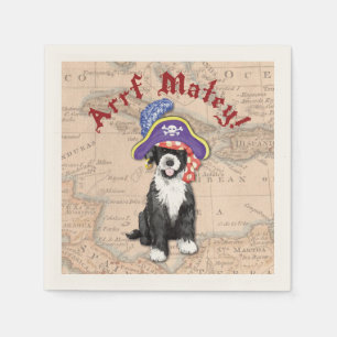Serviette En Papier Pirate portugais de chien d'eau