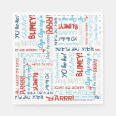 Serviette En Papier Pirate Slogans Party Pirate Napkins (Devant)
