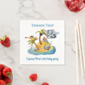 Serviette En Papier Pirate Treasure Island fête d'anniversaire (En situation)