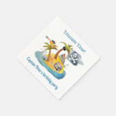 Serviette En Papier Pirate Treasure Island fête d'anniversaire (Coin)