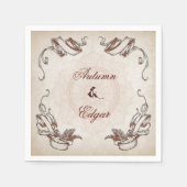 Serviette En Papier Pirate Treasure Mariage (Devant)