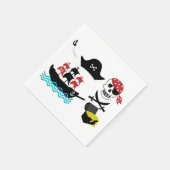 Serviette En Papier Pirates Cocktail Napkin (Coin)