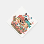 Serviette En Papier Pirates Girly (Coin)