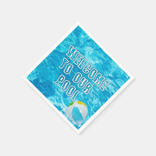 Serviette En Papier Piscine Accueil serviettes (Coin)