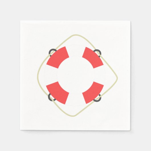 Serviette En Papier Piscine Anniversaire Papier (Devant)