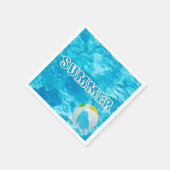 Serviette En Papier Piscine d'été Fun Naples (Coin)