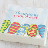 Serviette En Papier Piscine d'été personnalisée