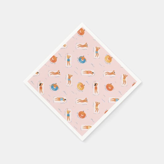 Serviette En Papier Piscine d'été serviettes (Coin)