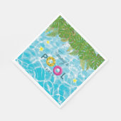 Serviette En Papier Piscine tropicale Piscine de fête Anniversaire (Coin)