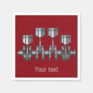 Serviette En Papier Piston Crankshaft