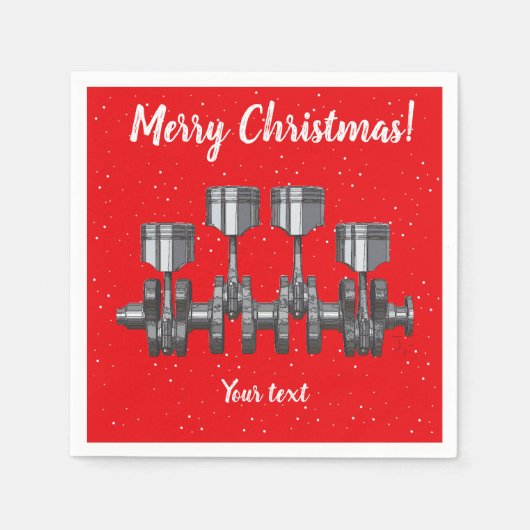 Serviette En Papier Piston Crankshaft (Devant)