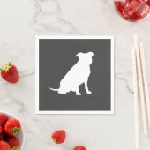 Serviette En Papier Pit Bull Chien Baby Pitbull Douche Genre Neutre (En situation)