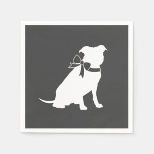 Serviette En Papier Pit Bull Chien Baby shower Genre Neutre Pitbull