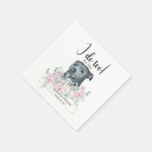 Serviette En Papier Pit Bull Chien Mariage Cocktail Napkins (Coin)