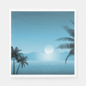 Serviette En Papier Pittoresque nocturne (Devant)