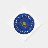 Serviette En Papier Pittsburgh Pennsylvanie (Coin)