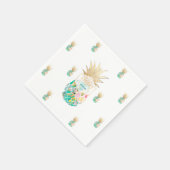 Serviette En Papier PixDezines Aloha Ananas/do-it-yourself arrière - p (Coin)