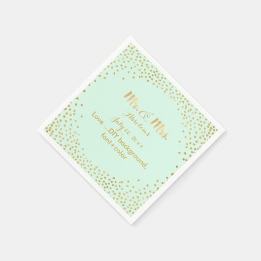 Serviette En Papier PixDezines fantaisies or spectres/do-it-yourself c (Coin)