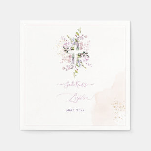 Serviette En Papier PixDezines H2 Pink Eucalyptus Baptism