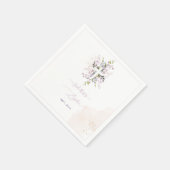 Serviette En Papier PixDezines H2 Pink Eucalyptus Baptism (Coin)