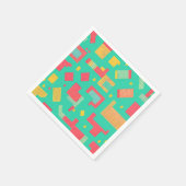 Serviette En Papier Pixel numérique (Coin)