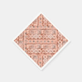 Serviette En Papier Pixie monochrome ethnique (Coin)