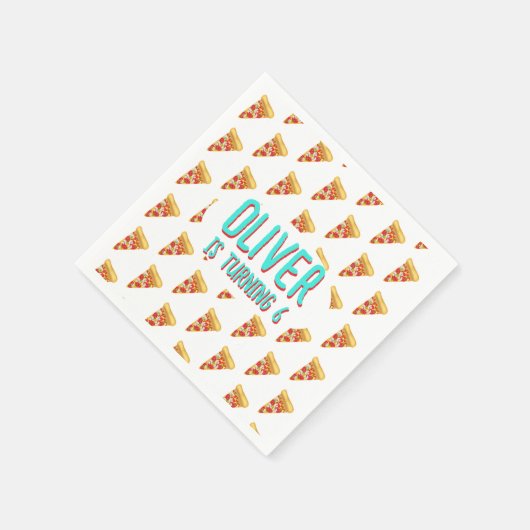 Serviette En Papier Pizza (Coin)