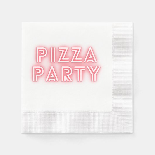 Serviette En Papier Pizza (Devant)