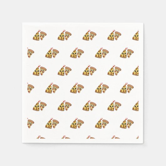 Serviette En Papier Pizza (Devant)