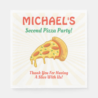 Serviette En Papier Pizza Anniversaire