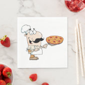 Serviette En Papier Pizza Cook (En situation)