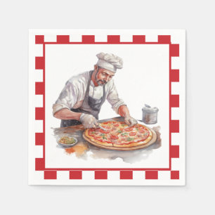 Serviette En Papier pizza cool