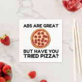 Serviette En Papier Pizza des abdominaux (En situation)