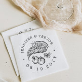 Serviette En Papier Pizza Gastronomique À Thème | Serviettes de table