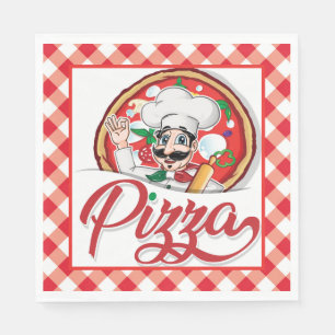 Serviette En Papier Pizza italienne