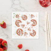 Serviette En Papier Pizza Napkins (En situation)