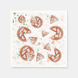 Serviette En Papier Pizza Napkins