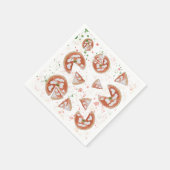 Serviette En Papier Pizza Napkins (Coin)
