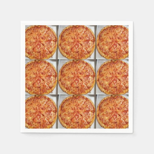 Serviette En Papier Pizza Napkins (Devant)