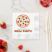 Serviette En Papier Pizza Papier serviettes (En situation)