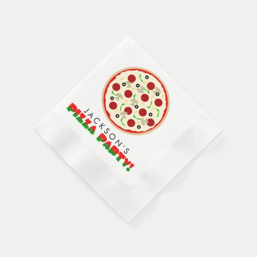 Serviette En Papier Pizza Papier serviettes (Coin)