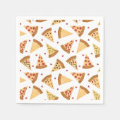 Serviette En Papier Pizza Party (Devant)